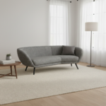 Marshall Sofa 3 Seater Sofa Grey Fabric - Image 4