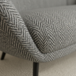 Marshall Sofa 3 Seater Sofa Grey Fabric - Image 2