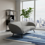 Marshall Sofa 3 Seater Sofa Grey Fabric - Image 3