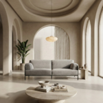 Taranto Sofa Fabric Grey - Image 3