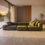 BONELI-SOFA-SMALL-ARMREST-OLIVE-GREEN-FABRIC-A11080B