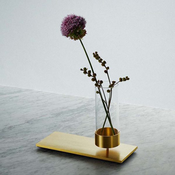 Machined / Vase / Brass