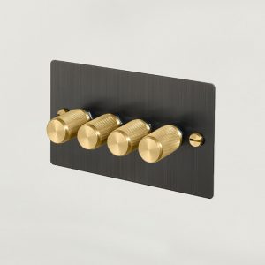 4G Dimmer / Smoked Bronze / Brass