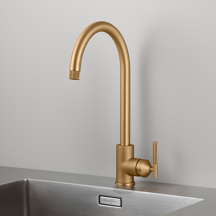 Kitchen Taps Mixer Taps Linear Brass URBANLOFT   HocUPFe 