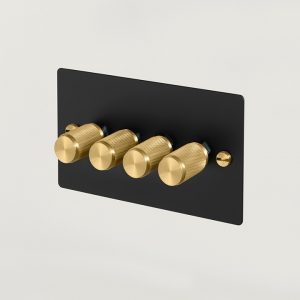 4G Dimmer / Black / Brass