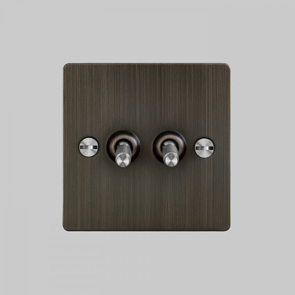 2G Toggle Switch / Smoked bronze / Steel - Image 2