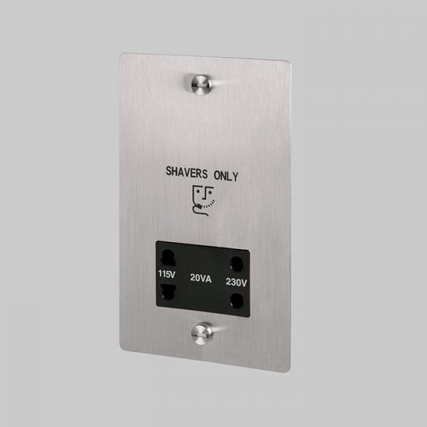 Shaver Socket / Steel