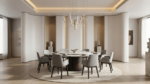 Ventura Dining Chair Fabric Grey - Image 4