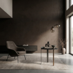 Battista Coffee Table - 0.55 Oak Wood Black - Image 4