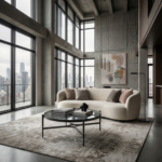 Calice Coffee Table - 1.1 Glass Top Metal - Image 3