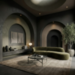 Calice Coffee Table - 1.1 Glass Top Metal - Image 2