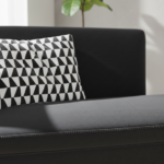 Canon Daybed Left Black Fabric - Image 3