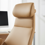 Capo Office Chair Brown Half Leather - Image 7