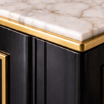 Dworkin Side Table White Carrara Marble - Image 4