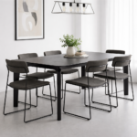 Elden Dining Table - 1.6 Sintered Stone Ash Wood - Image 3