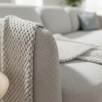 Evanston Sofa 3 Seater Light Grey Fabric - Image 4