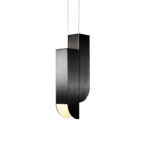 Exy Pendant Lamp 2 - Black / Coffee / Gold