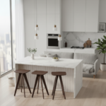 Grove Bar Stool Dark Walnut Wood - Image 3