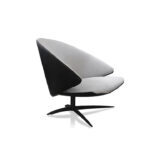 Lennox Lounge Chair Grey Fabric