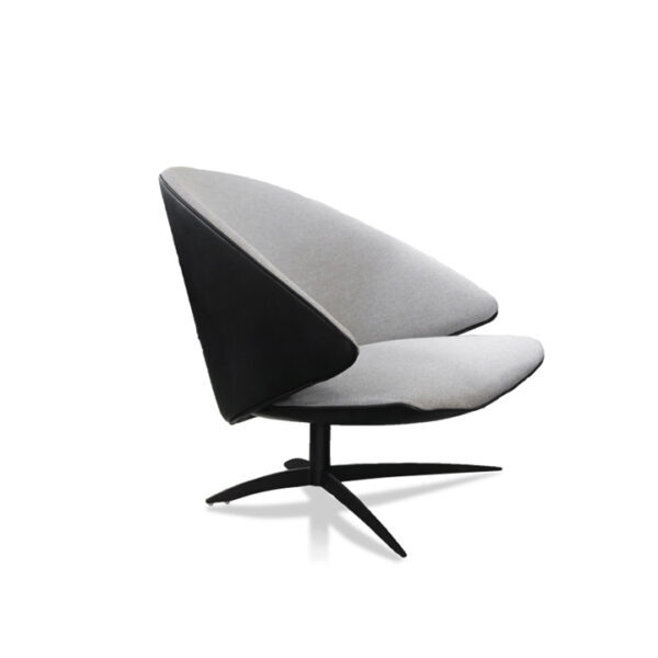 Lennox Lounge Chair Grey Fabric