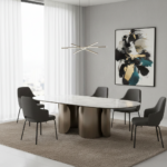 LISE-DINING-TABLE-WHITE MARBLE-A4T395-1