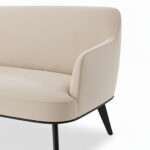 Morrigan 2 Seater Sofa Beige Fabric - Image 5