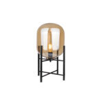 Far Table Lamp - SML Amber / Clear Glass