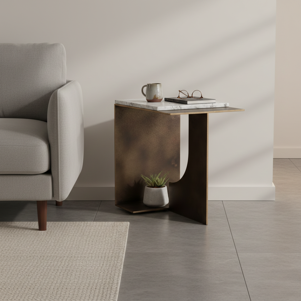 SHINE-SIDE-TABLE-WHITE-MARBLE-A4ST683