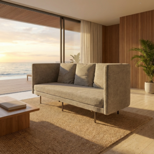 TUBO SOFA 3 SEATER SOFA LIGHT GREY FABRIC-A11045-3SF