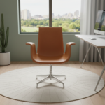 VITRUVIO OFFICE CHAIR H.86-BROWN-A116725-A-2