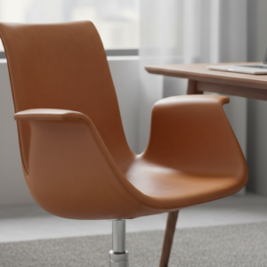 VITRUVIO OFFICE CHAIR H.86-BROWN-A116725-A