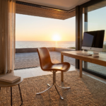 Volney Office Chair Brown Leather - Image 4