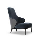 Aspen Highback Grey Fabric