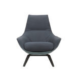 Balfour Lounge Chair Grey Fabric