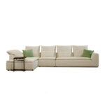 Keane Sofa Set Fabric Cream