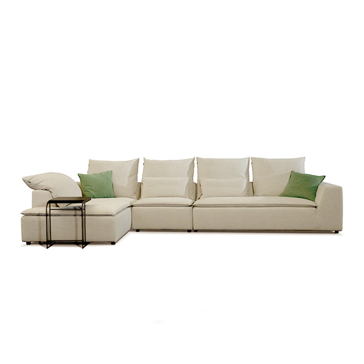 A61907 Keane Sofa Set Fabric Cream - Image 1