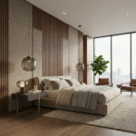 Bara Bed Side Table Veneer Brown - Image 2