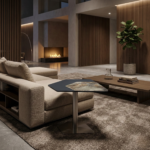 Symetrique Side Table Stainless Ceramic Grey - Image 4
