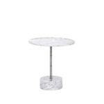 Ahren Side Table White Marble