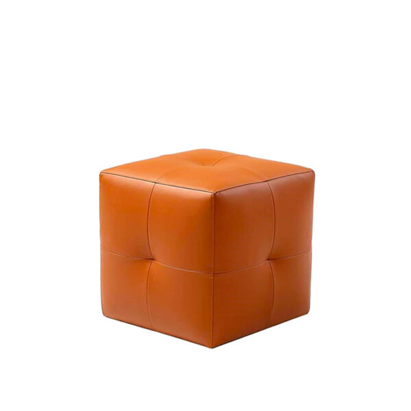Ashland Stool Orange Leather