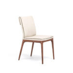 Astoria Dining Chair Light Beige Leather