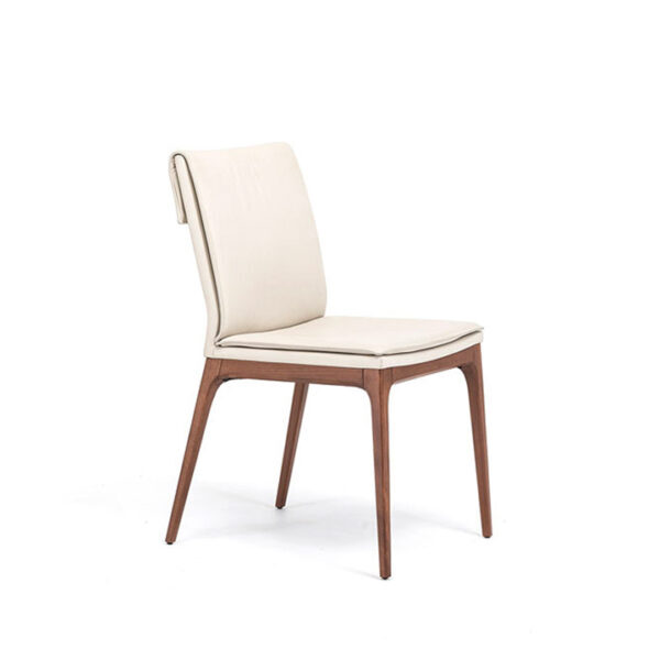 Astoria Dining Chair Light Beige Leather