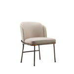 Calypso Dining Chair (A4) Light Grey Fabric