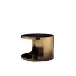 Como Side Table - 60 Black Lorence Marble