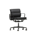 Eames Aluminium Management Softpad Black (With Castor)