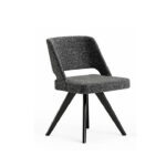 Eugene X Chair Grey Fabric