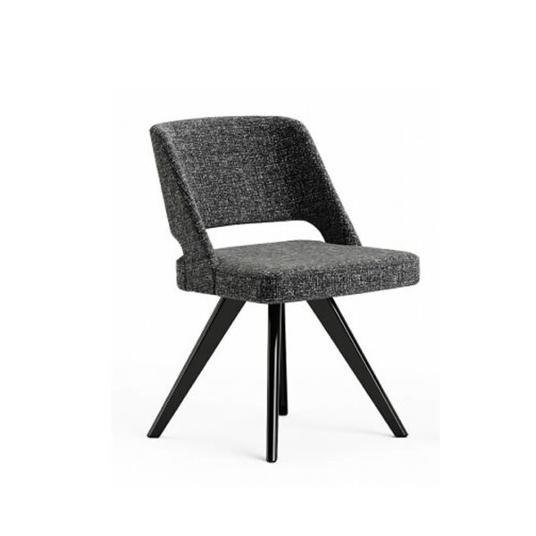 Eugene X Chair Grey Fabric