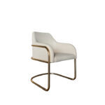 Happy Dining Chair Japanese Gold Stainless Steel