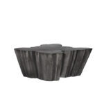 Lucila Coffee Table Metal Grey Stainless Steel