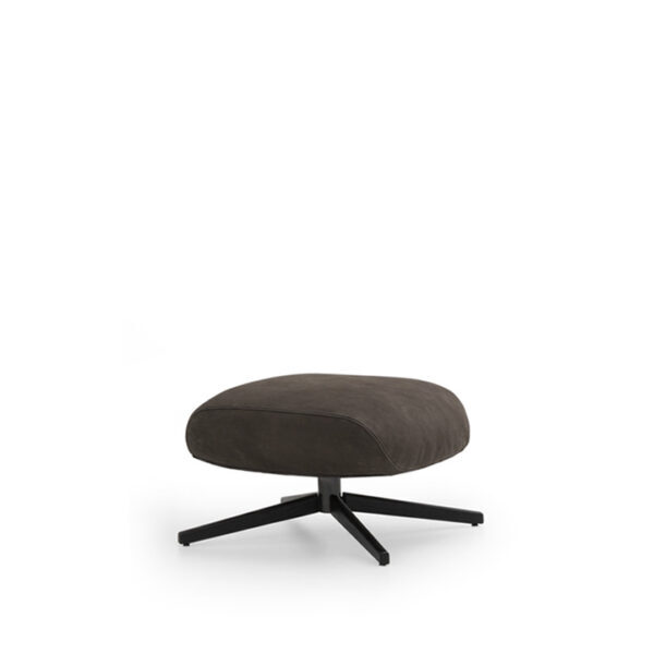 Marshall Ottoman Grey Fabric